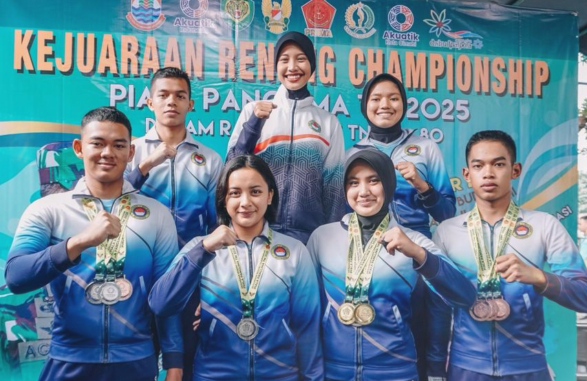 Banjir Prestasi! Siswa SMA TN Cimahi Borong Medali di Kejuaraan Renang Nasional Piala Panglima TNI 2025