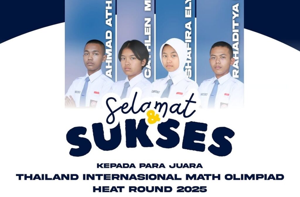 Borong Medali di Thailand! Empat Siswa SMA TN Cimahi Bersinar di Olimpiade Matematika Internasional (TIMO) 2025